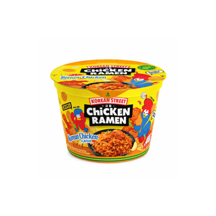Korean Street Korean Chicken Flavour Stir Fried Noodle Bowl (112g) - Korea