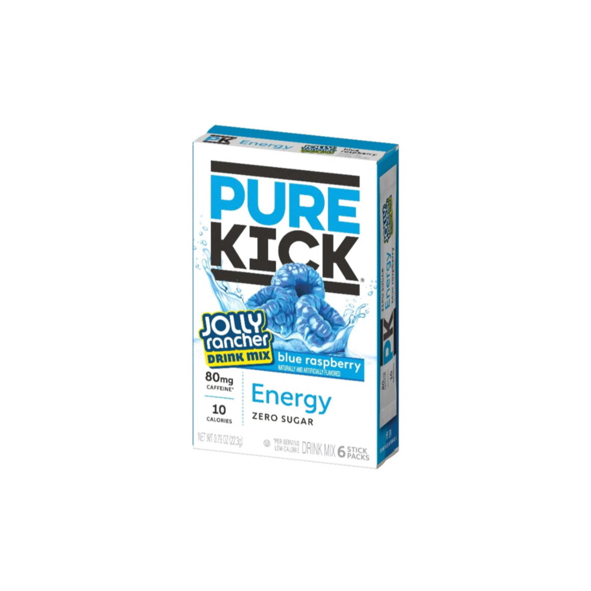 Pure Kick x Jolly Rancher Energy Blue Raspberry Drink Mix 6-Pack (22.3g) - America