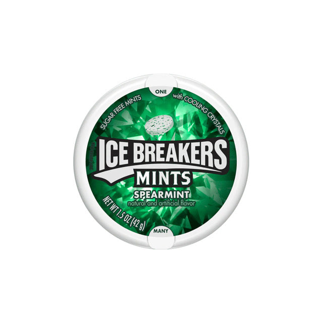 Ice Breakers Spearmint Sugar Free Mints (43g) - America