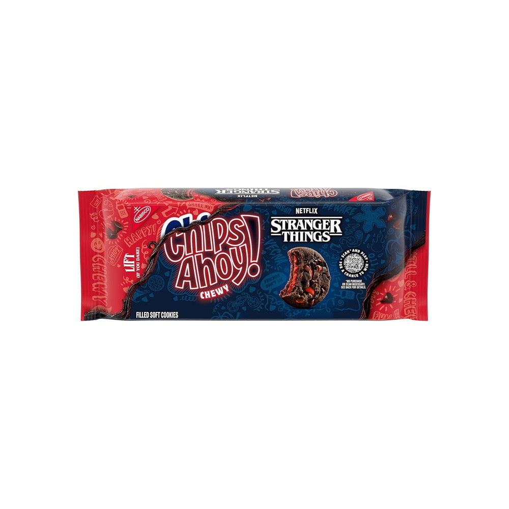 Chips Ahoy Limited Edition Stranger Things Chewy Strawberry Cookies (281g) - America