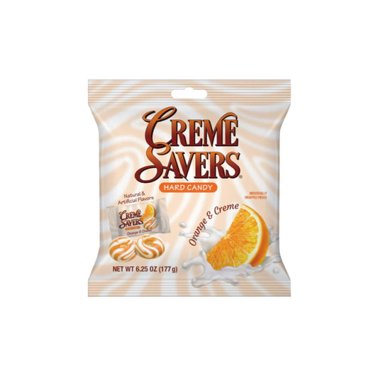 Creme Savers Hard Candy Orange and Cream (177g) - America