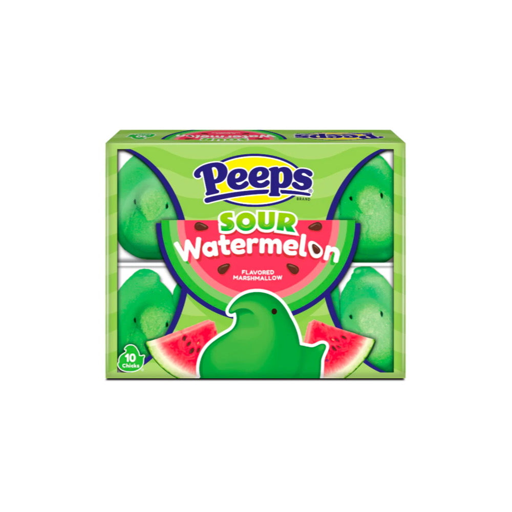 Peeps Sour Watermelon Chicks 10 Pack (85g) - America