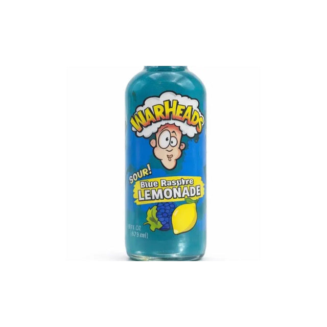 Warheads Sour Blue Raspberry Lemonade Glass Bottle (473ml) - America