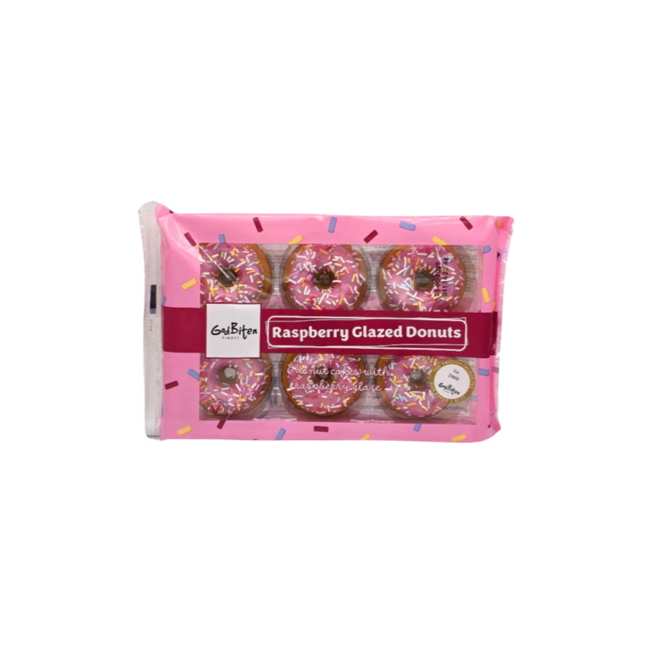 Godbiten Raspberry Glazed Donuts (150g) - Sweden