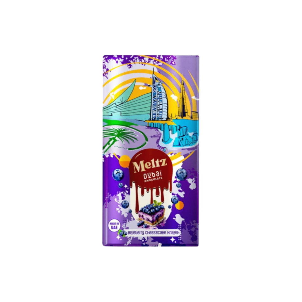 Meltz Dubai Blueberry Cheesecake Knafeh (200g) - Dubai