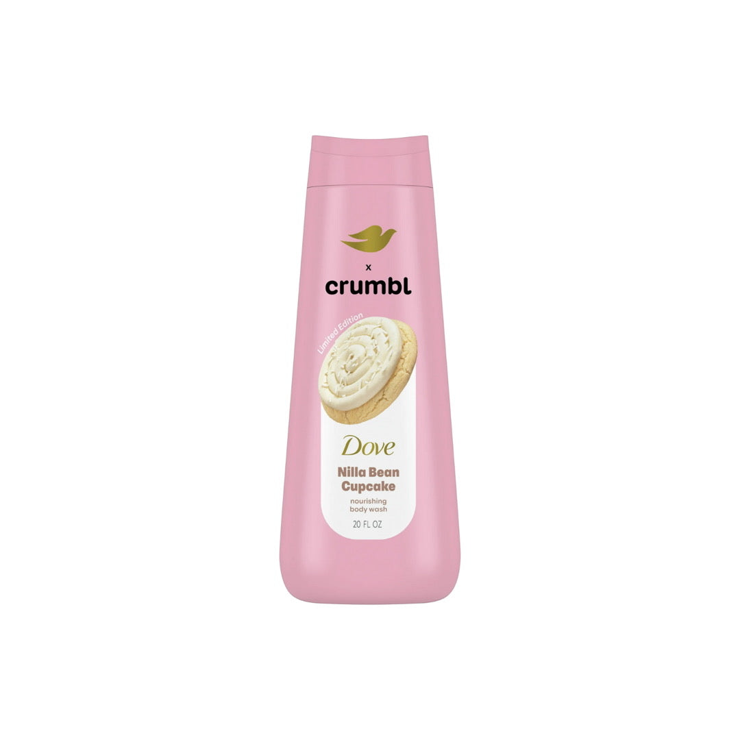 Dove X Crumbl Nilla Bean Cupcake Nourishing Body Wash (591ml) - America
