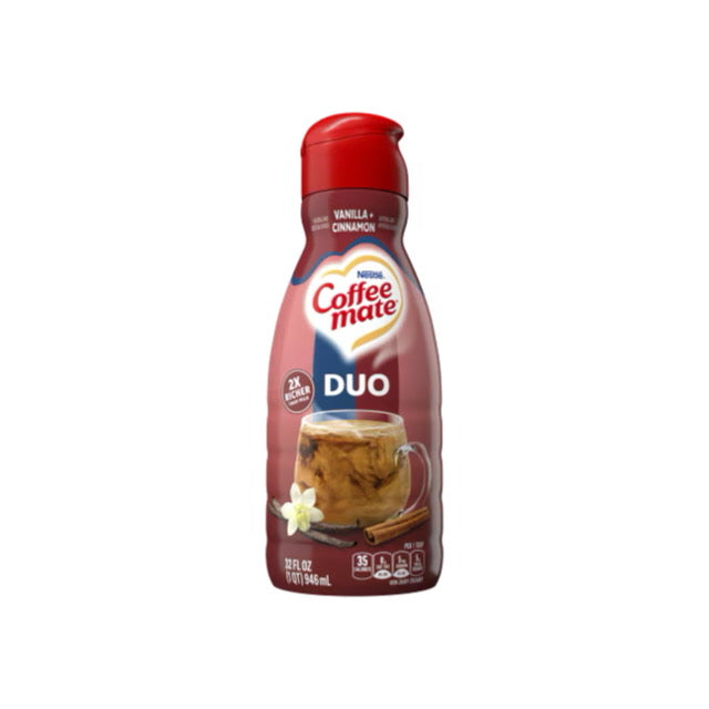 Coffee Mate DUO Vanilla + Cinnamon Coffee Creamer (946ml) - America