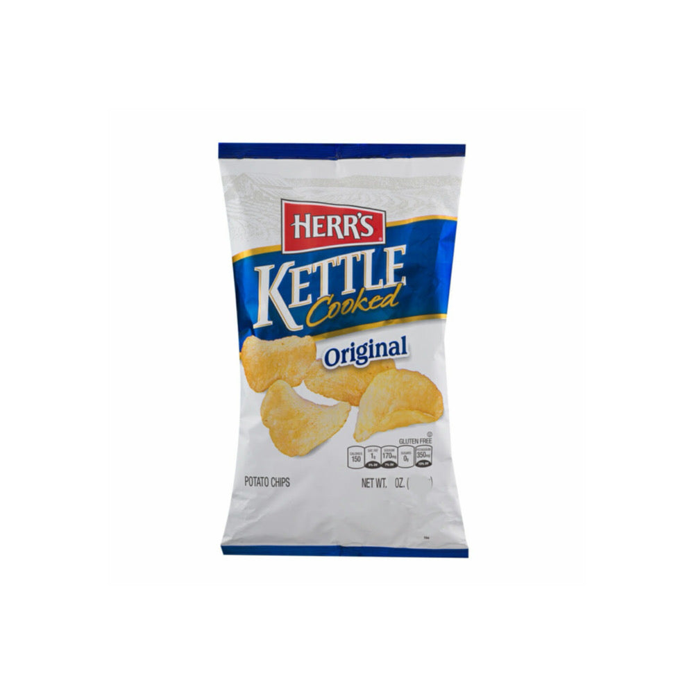 Herr’s Kettle Cooked Original Potato Chips (142g) - America