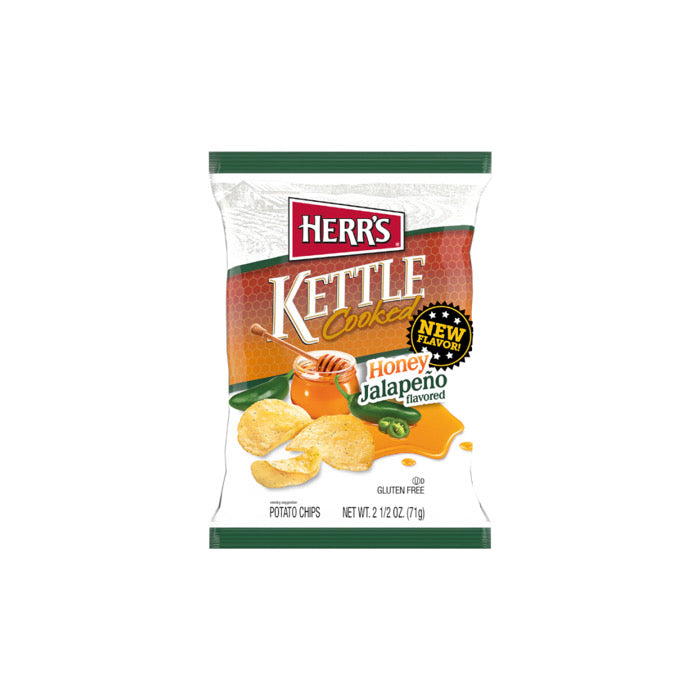 Herr’s Kettle Cooked Honey Jalapeño Potato Chips (142g) - America