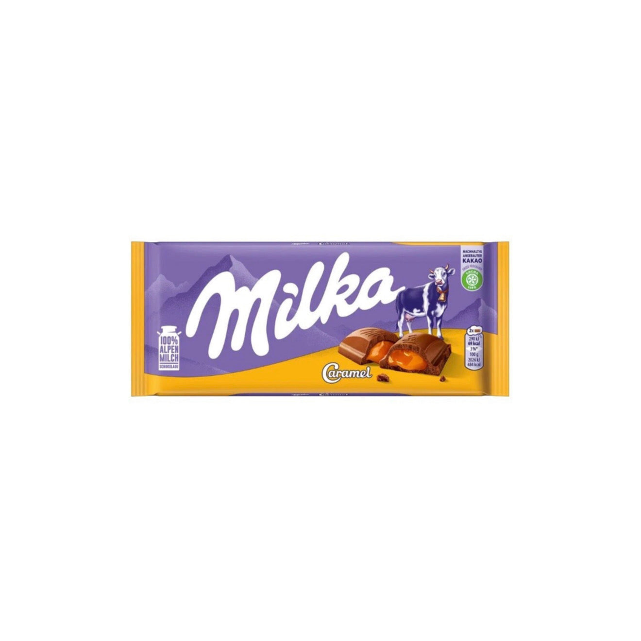 Milka Caramel Bar (100g) - Poland