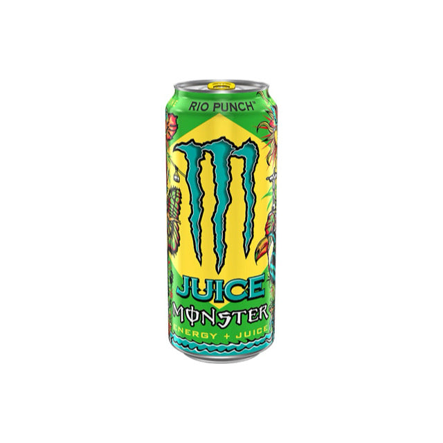 Monster Juice Rio Punch Energy + Juice Can (473ml) - Canada