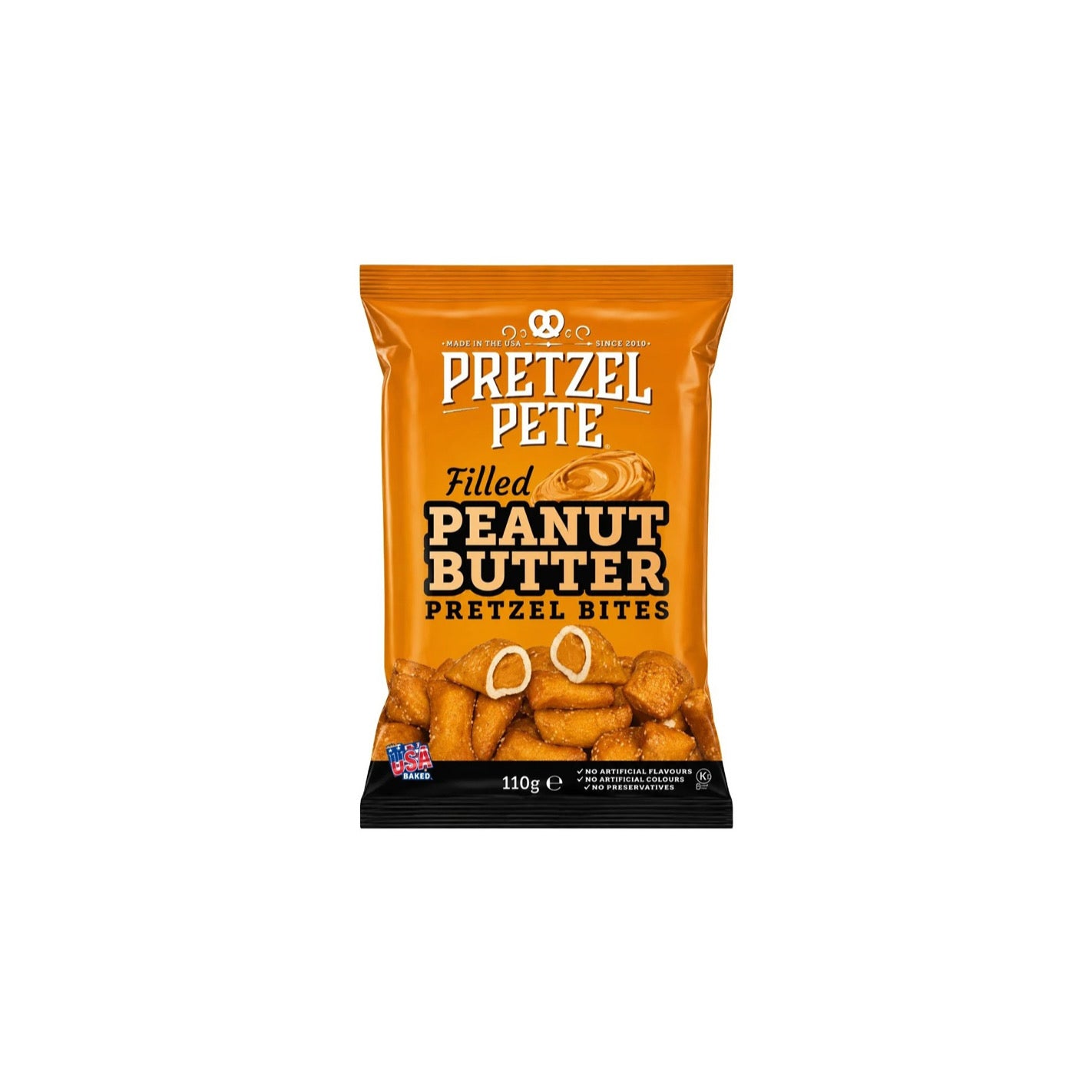 Pretzel Pete Peanut Butter Filled (110g) - America