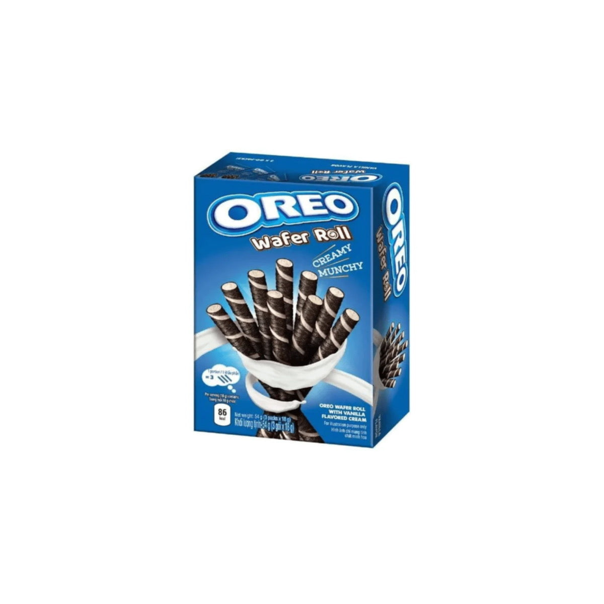 Oreo Wafer Rolls Vanilla (54g) - Indonesia