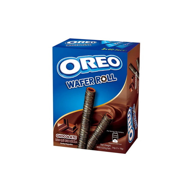 Oreo Wafer Rolls Chocolate (54g) - Indonesia