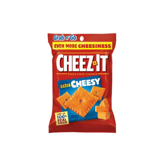 Cheez-It Extra Cheesy Baked Snack Crackers Grab n’ Go Bag (85g) - America