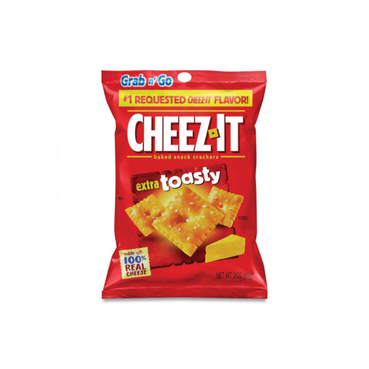 Cheez-It Extra Toasty Baked Snack Crackers Grab n’ Go Bag (85g) - America