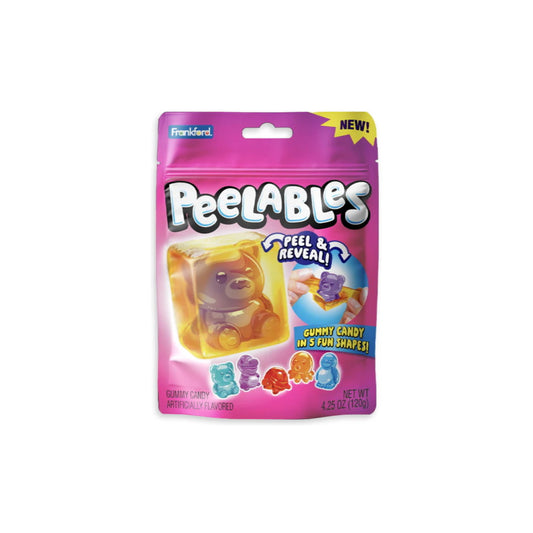 Frankford Peelables Peel & Reveal Gummy Candy In 5 Fun Shapes (120g) - America