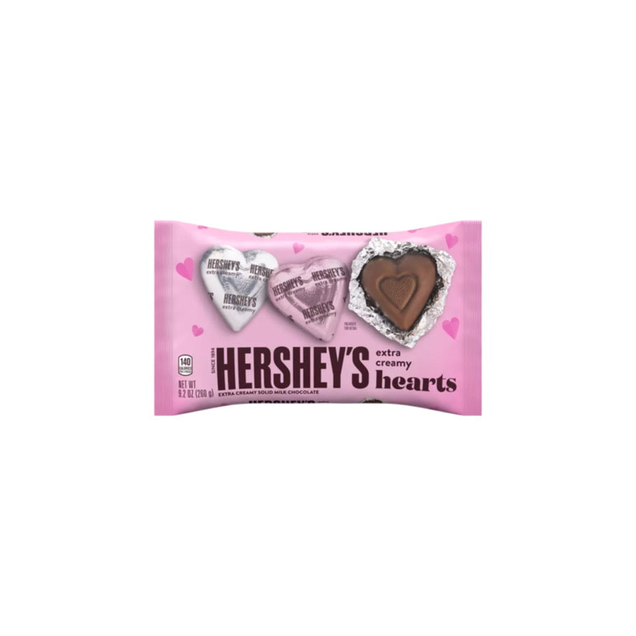 Hershey’s Valentine’s Extra Creamy Milk Chocolate Hearts (260g) - America