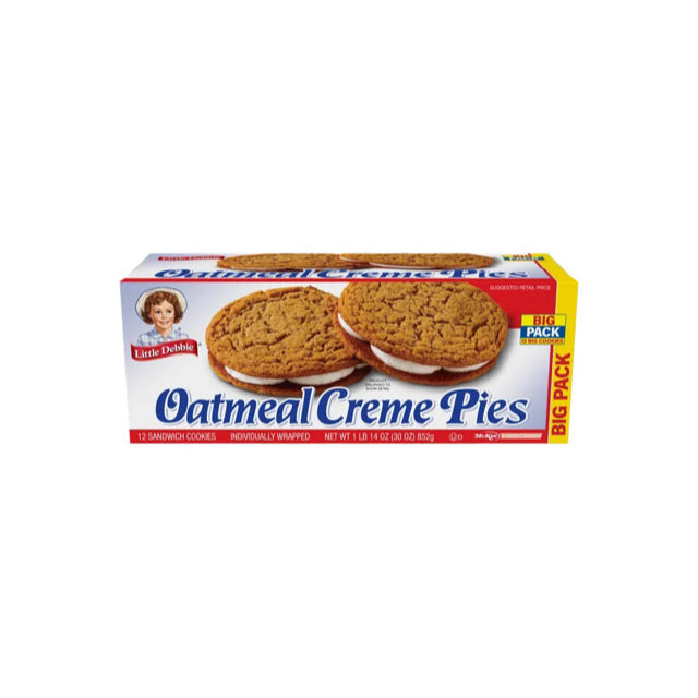 Little Debbie Oatmeal Creme Pies BIG PACK 12-Pack (852g) - America