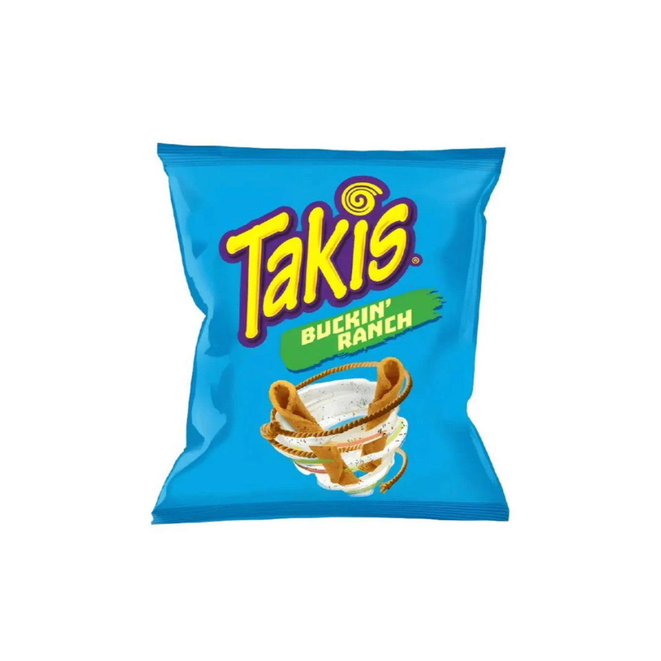 Takis Intense Buckin Ranch Non-Spicy Rolled Tortilla Corn Chips Small Bag (28g) - America