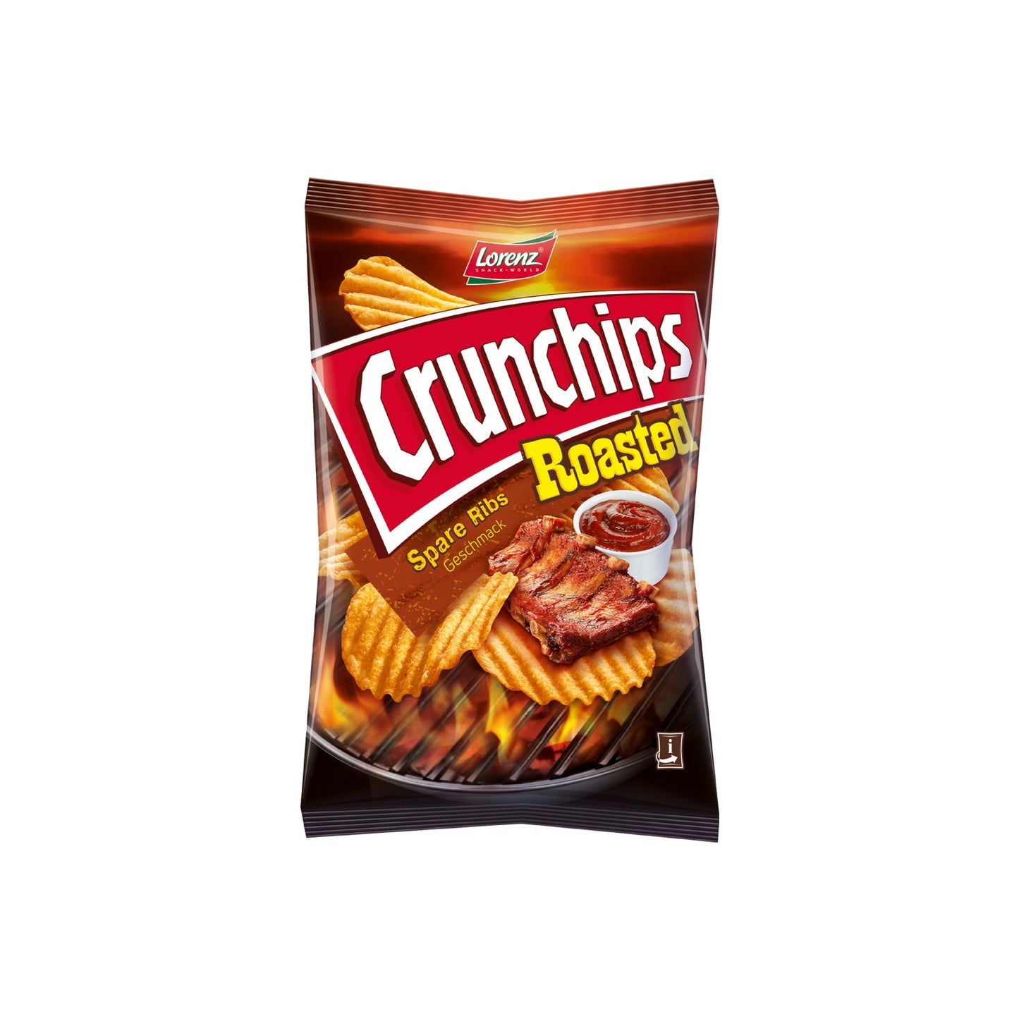 Lorenz Crunchips Roasted Spare Ribs Potato Chips (120g) - Poland