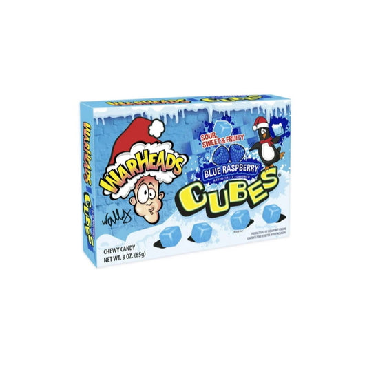 Warheads Blue Raspberry Blizzard Cubes Theater Box (85g) - America