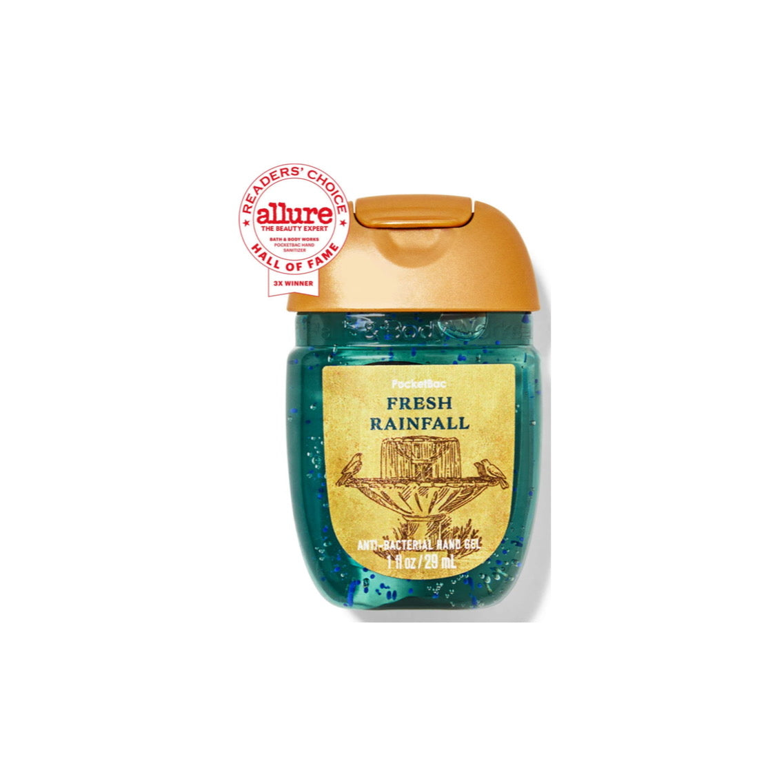 Bath and Body Works Fresh Rainfall PocketBac Anti-Bacterial Hand Gel (29ml) - America
