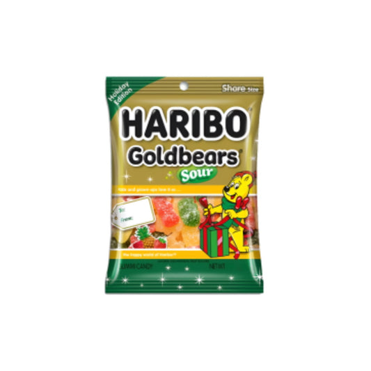 Haribo Holiday Edition Sour Goldbears (113g) - America