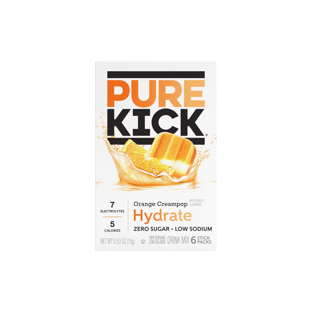 Pure Kick Hydrate Singles To Go Orange Cream Pop (15g) - America