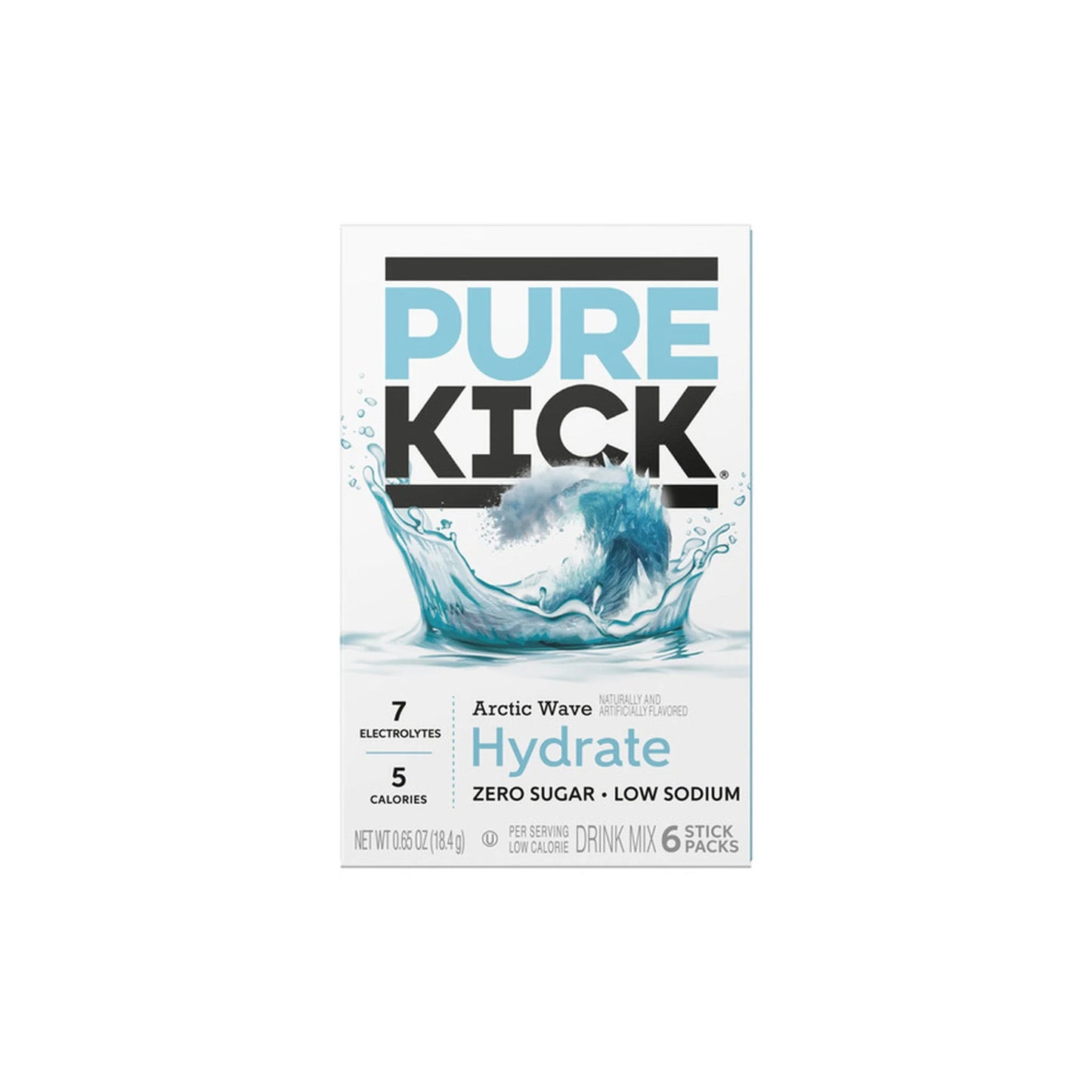 Pure Kick Hydrate Singles To Go Artic Wave (15g) - America