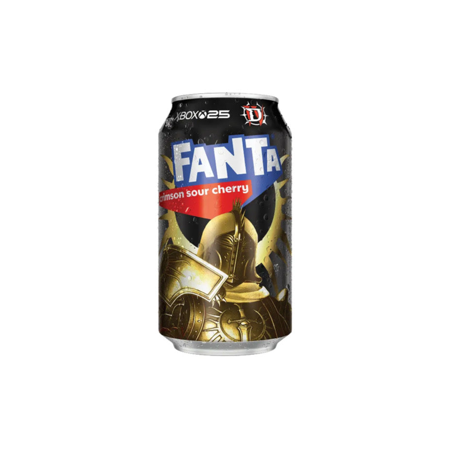 Fanta NEW Limited Edition Crimson Sour Cherry Soda Can (355ml) - America