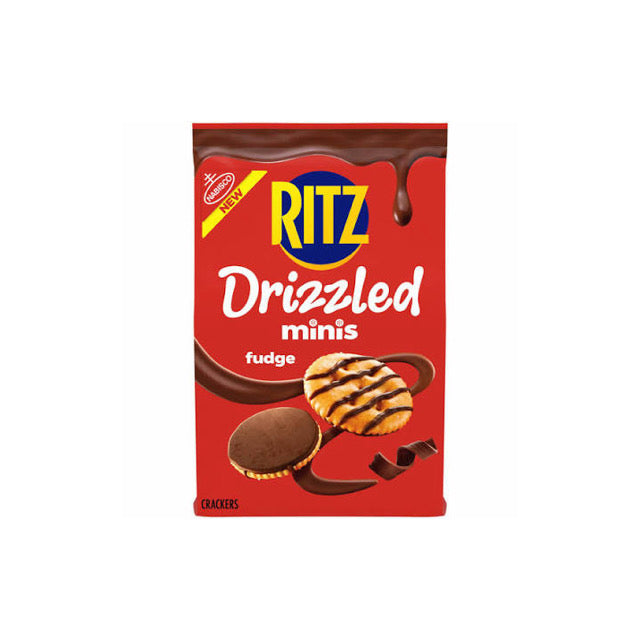 Ritz Drizzled Minis Fudge Chocolate (113g) - America