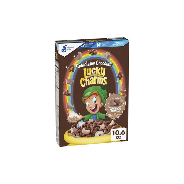 General Mills Lucky Charms Chocolate Cereal (300g) - America