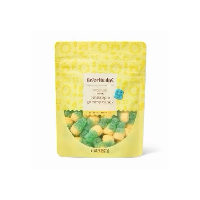 Favorite Day Sour Pineapple Gummy Candy (213g) - America