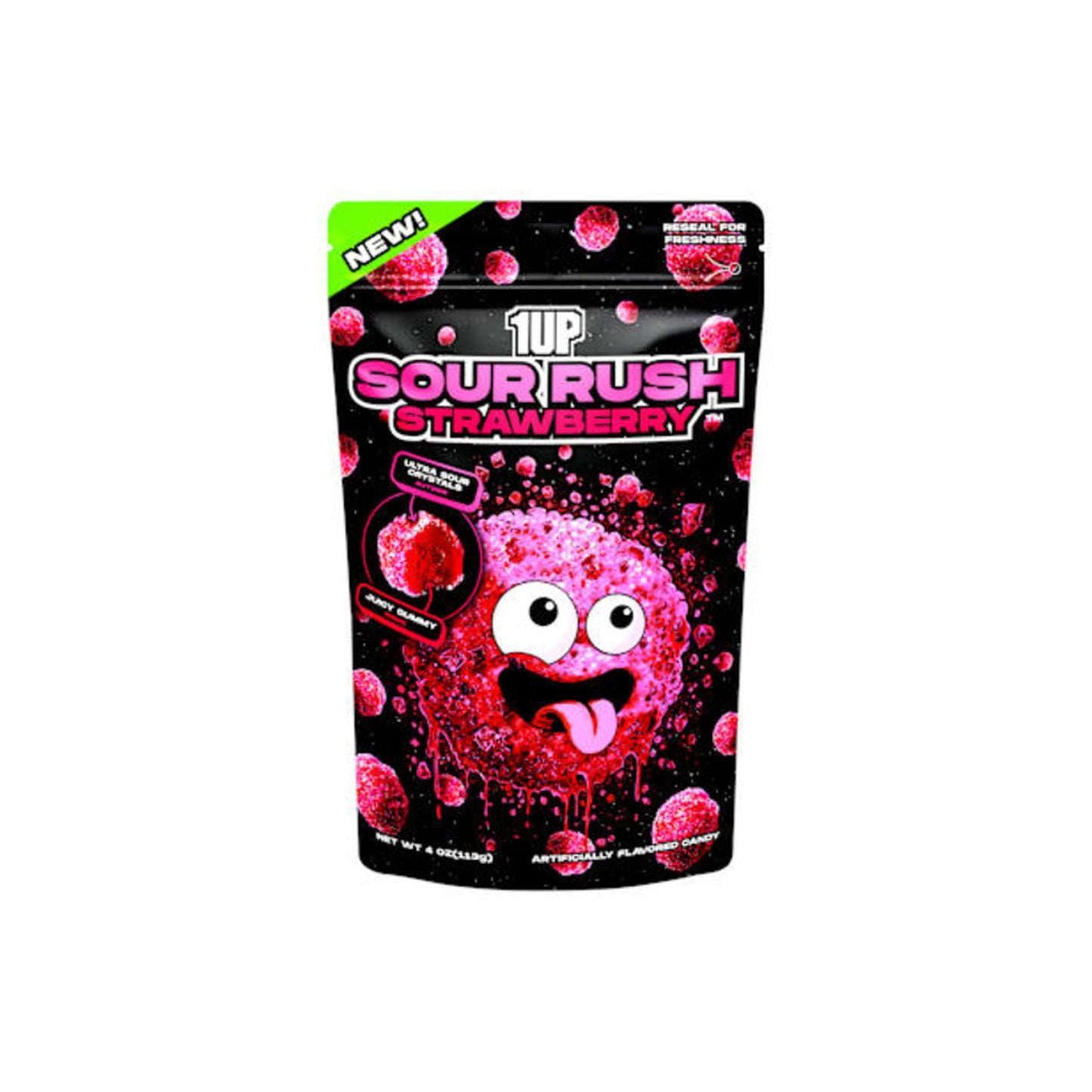 1UP Sour Rush Strawberry (113g) - America