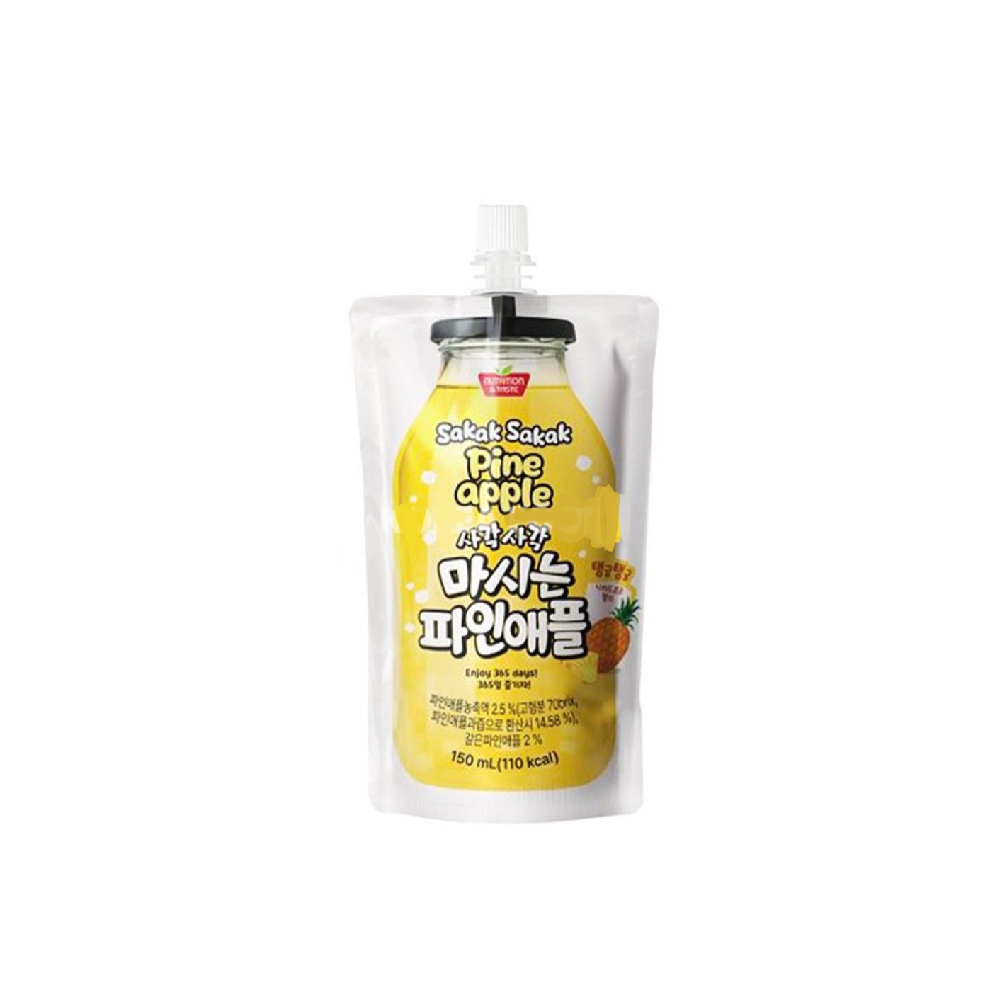 Sakak Sakak Pineapple Juice Pouch (150ml) - Korea