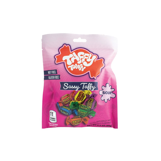 Taffy Town Sassy Taffy Sour Peg Bag (99g) - America