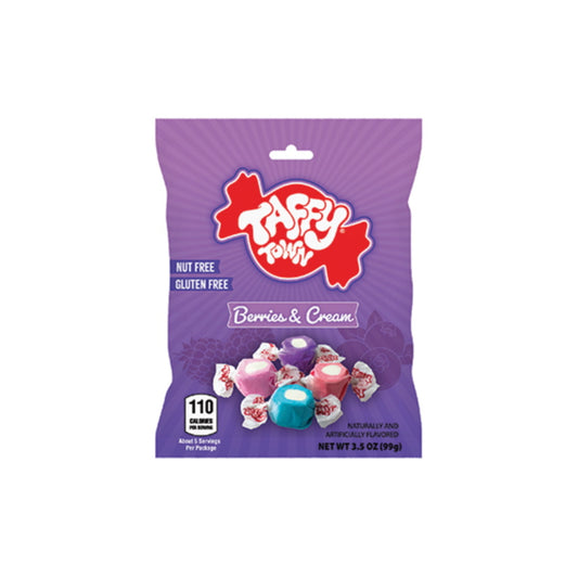 Taffy Town Berries and Cream Peg Bag (99g) - America