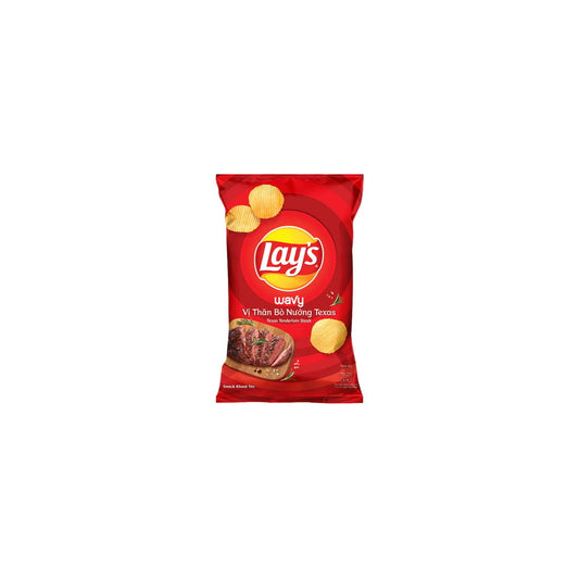 Lays Wavy Texas Tenderloin Steak (54g) - China