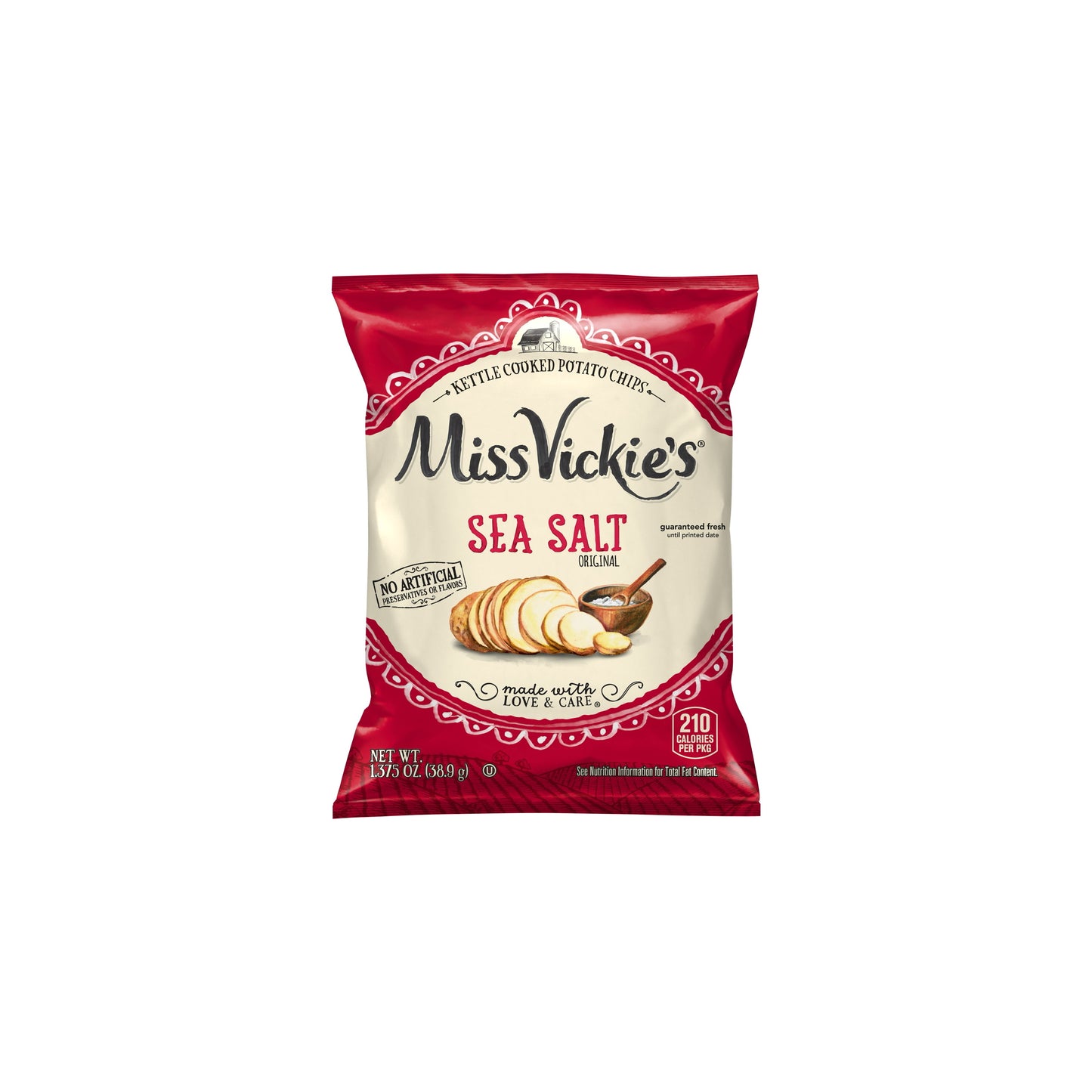 Miss Vickie’s Sea Salt Kettle Cooked Potato Chips (38g) - Canada