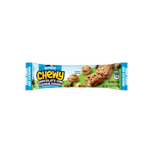 Quaker Chewy Chocolate Chip Cookie Dough Granola Bar (24g) - America