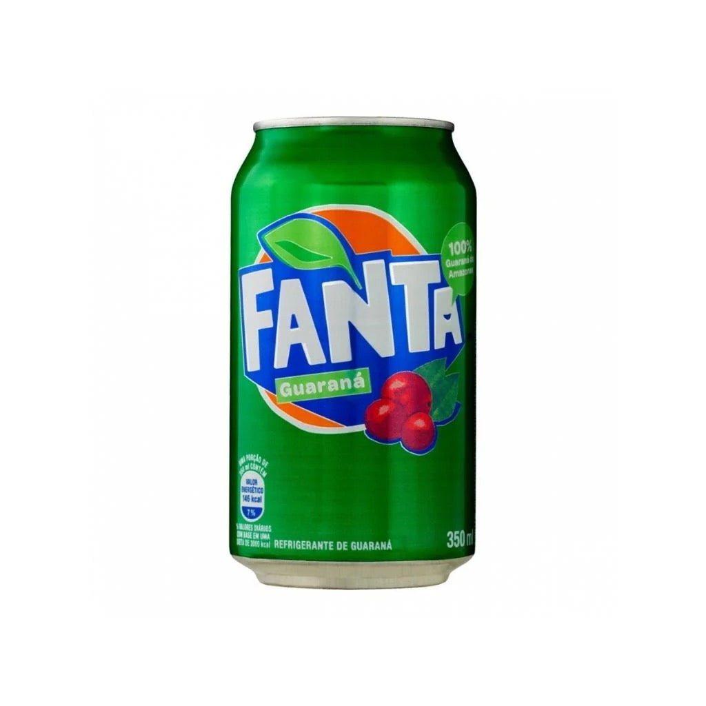 Fanta Guaraná Soda Can (350ml) - Brazil