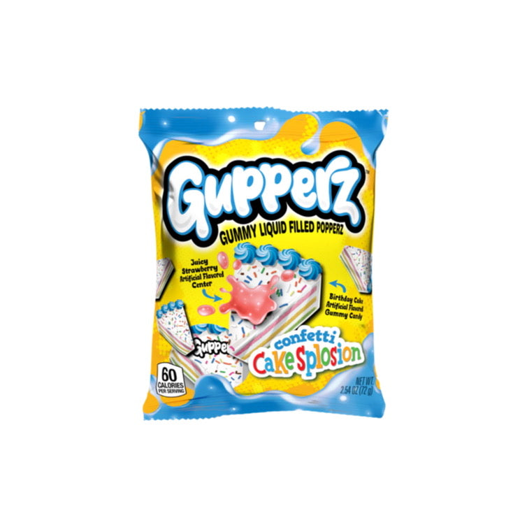 Gupperz Confetti Cakesplosion Filled Popperz Peg Bag (72g) - America