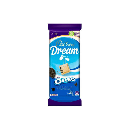 Cadbury Dream Oreo White Large Chocolate Bar (170g) - Australia