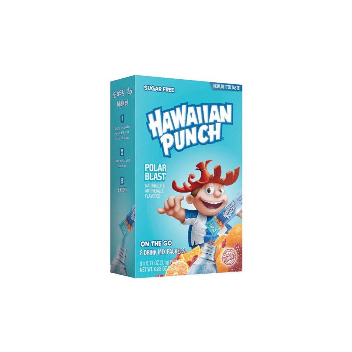 Hawaiian Punch On The Go Polar Blast Drink Mix 8-Pack (15g) - America