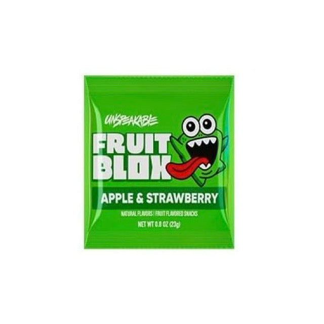 Fruit Blox Unbreakable Apple & Strawberry Fruit Flavored Snacks (23g) - America
