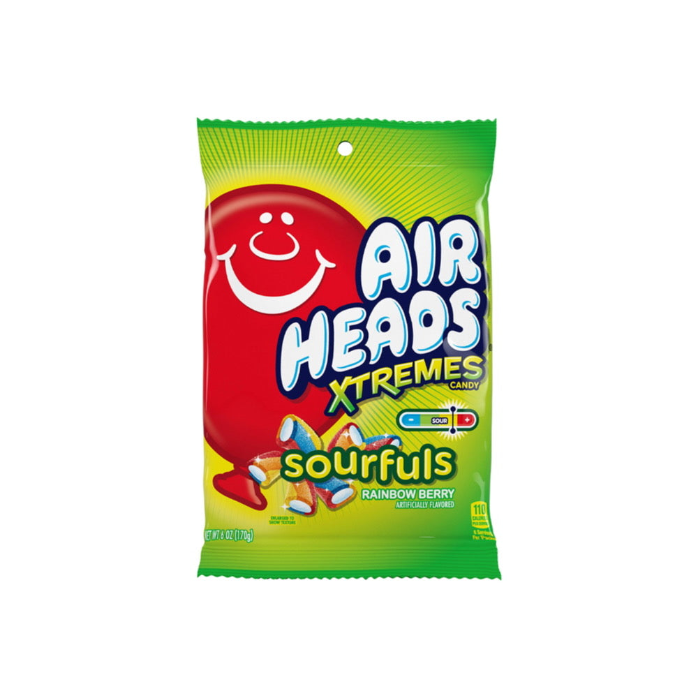 Airheads Xtremes Sourfuls Rainbow Berry Peg Bag (170g) - America