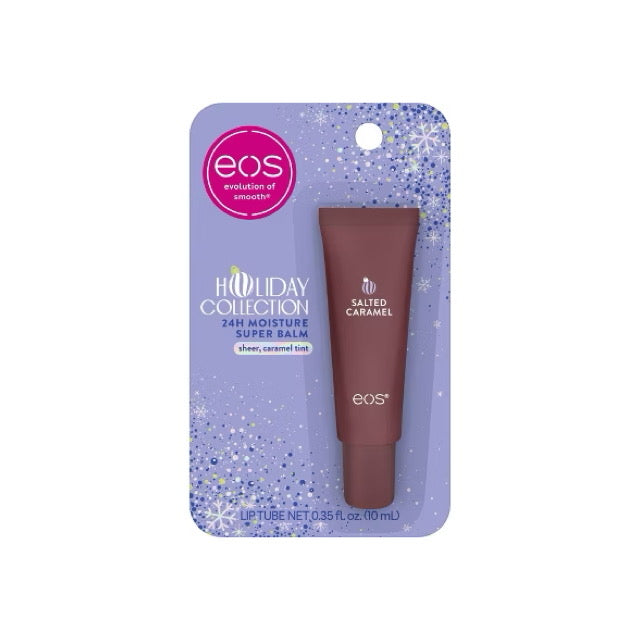 EOS Holiday Collection 24hr Moisture Salted Caramel Tinted Lip Balm Tube (10ml) - America