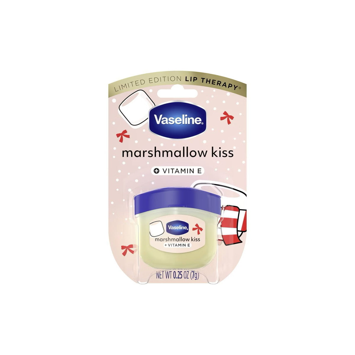 Vaseline Limited Edition Marshmallow Kiss Lip Therapy Tub (7g) - America