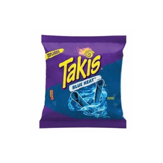Takis Blue Heat Rolled Tortilla Corn Chips Small Bag (28g) - America